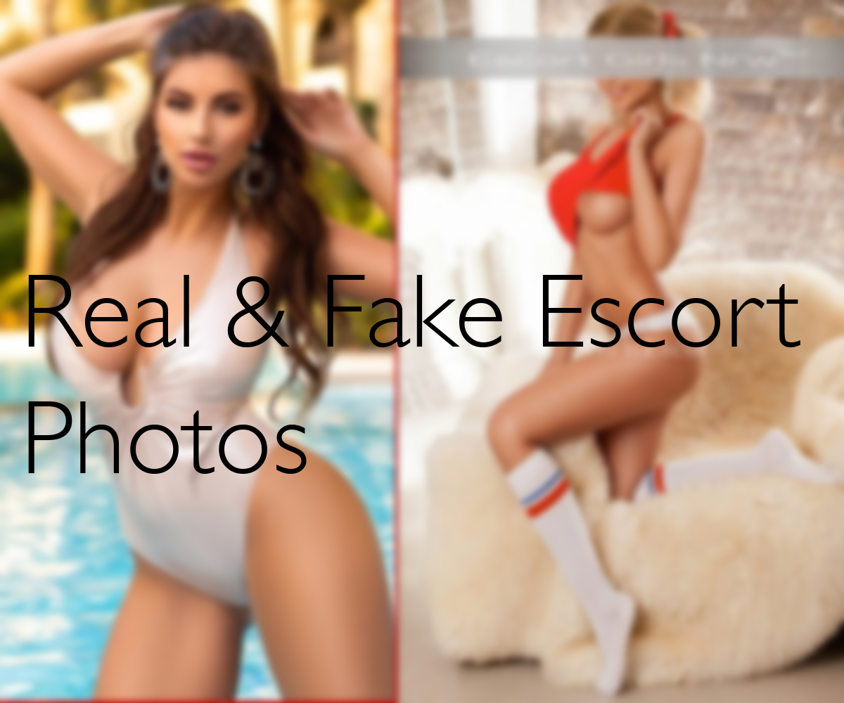 real and fake escort photo